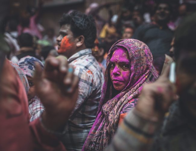 india holi festival fotografia di viaggio