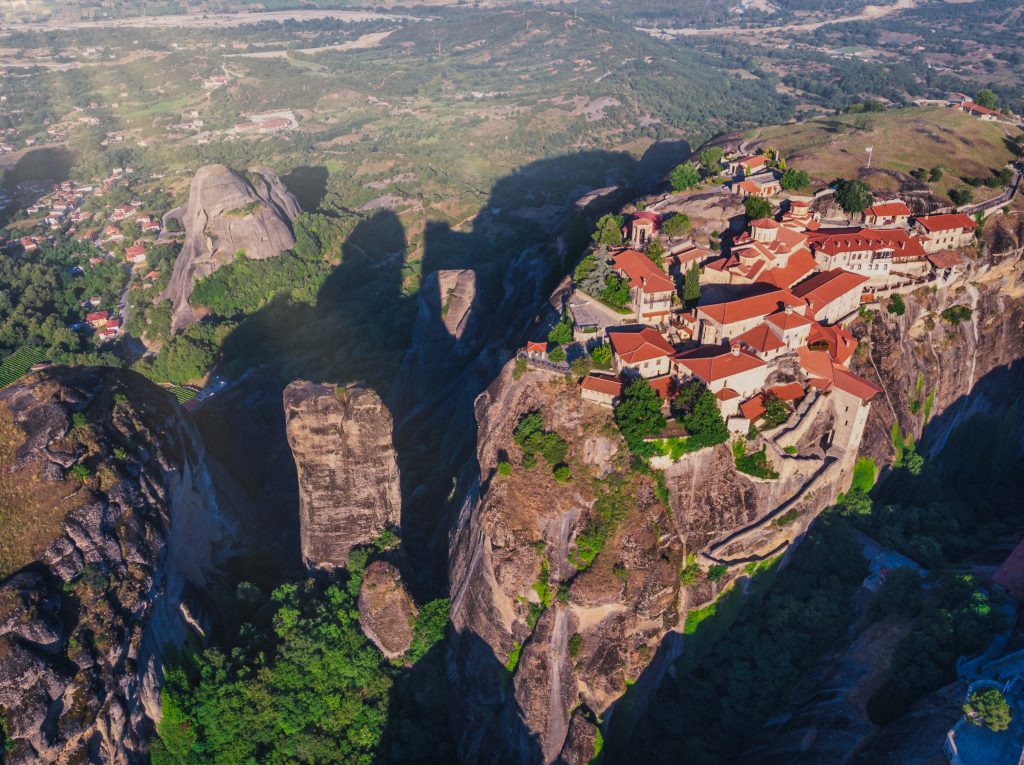 Droni a Meteora Grecia