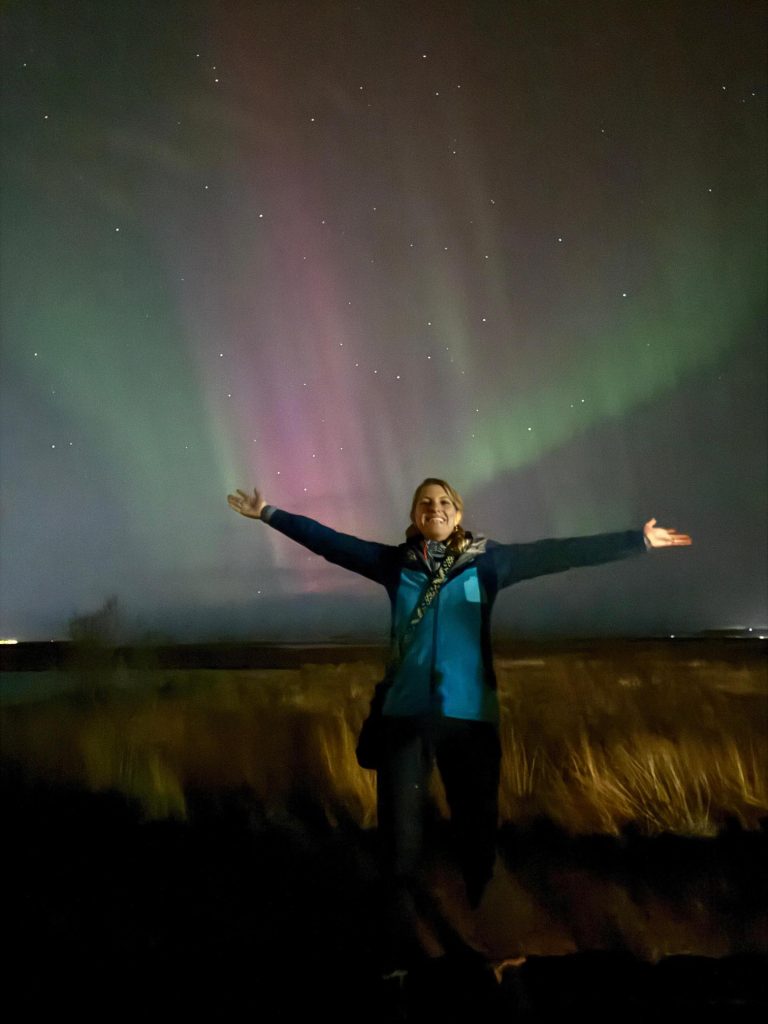 Abbigliamento aurora boreale